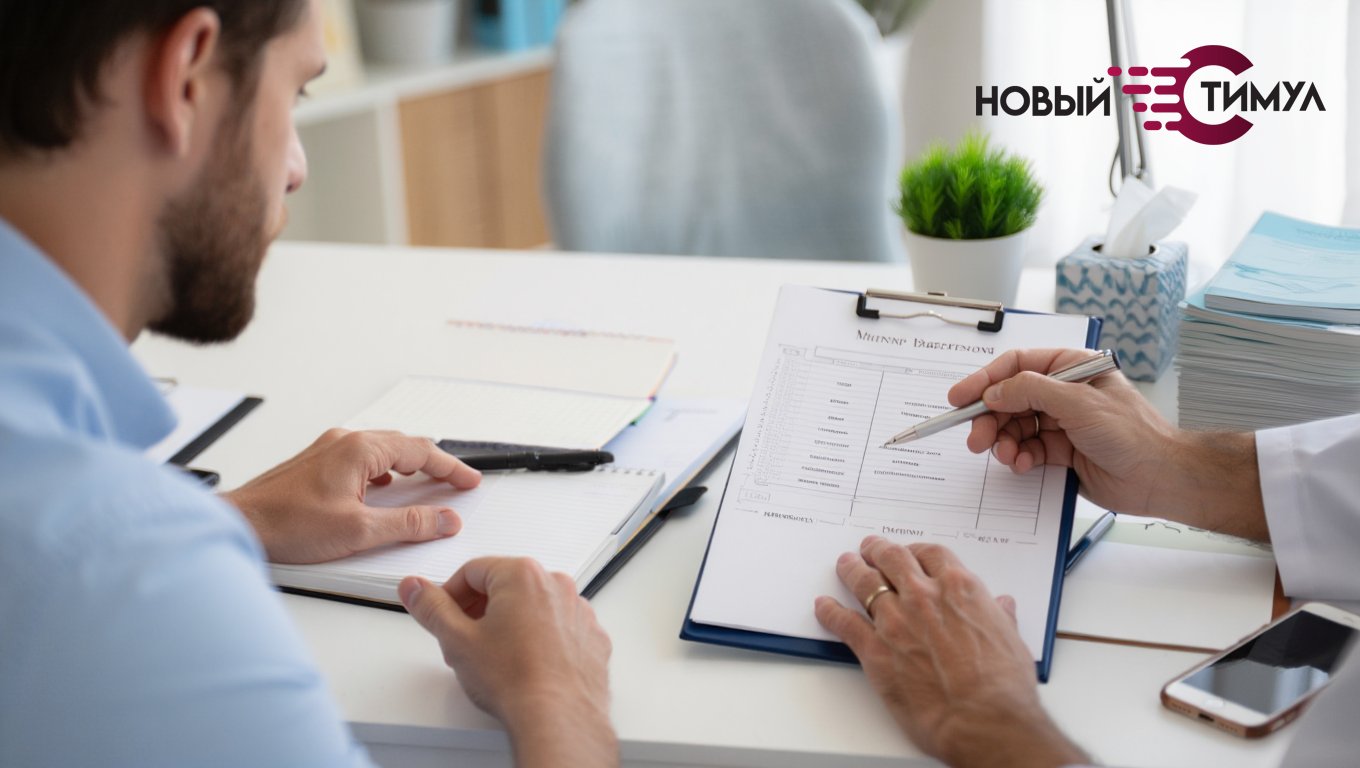 Пациент на приеме у врача